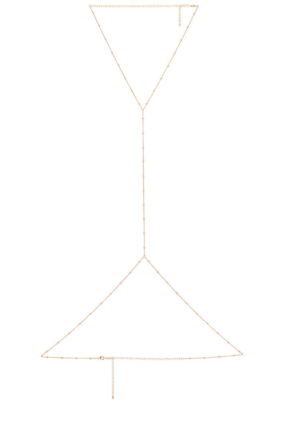 view 2 of 3 Arelle Body Chain in Gold