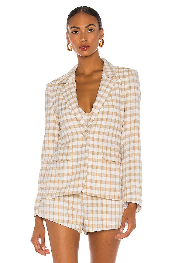 view 2 of 5 VESTE MADIA in Tan Check
