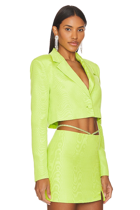 view 2 of 4 HANNAH 크롭 블레이저 in Apple Green