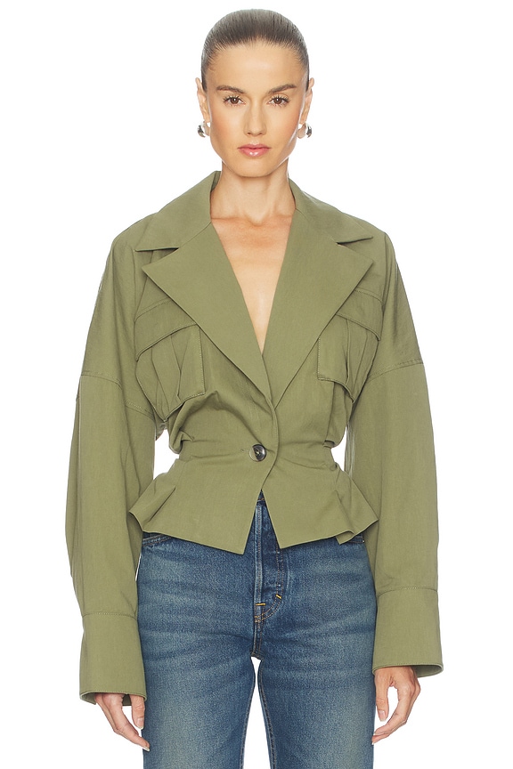 view 2 of 5 Mari Jacket in Sage