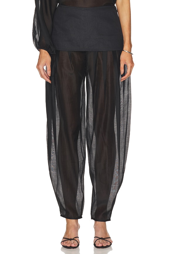 view 1 of 6 PANTALON EVELIA in Black