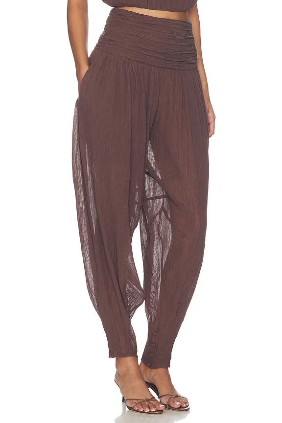 view 2 of 6 PANTALÓN MIRELLE in Cacao