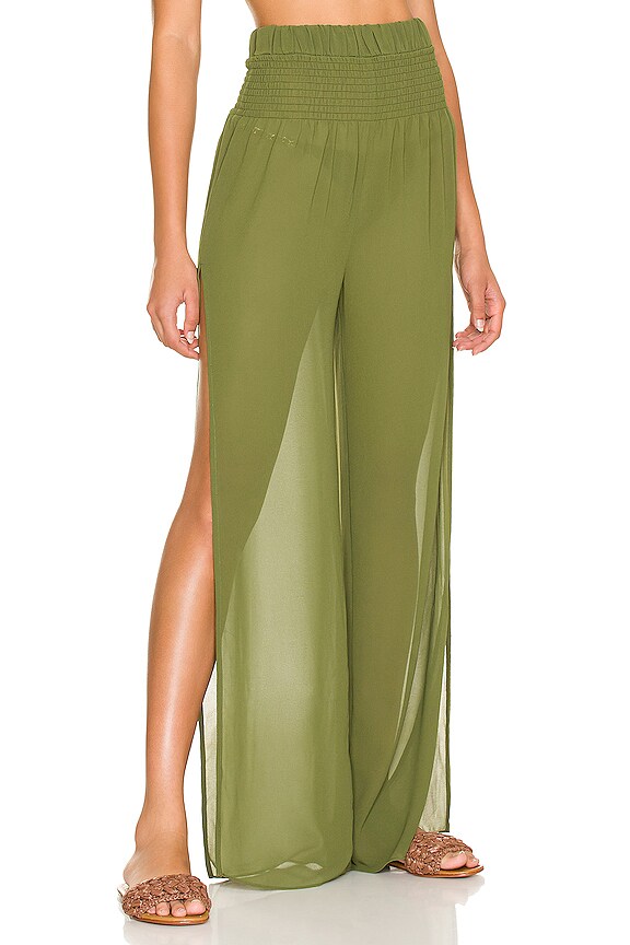 view 2 of 4 Nana Pants in Sage Green