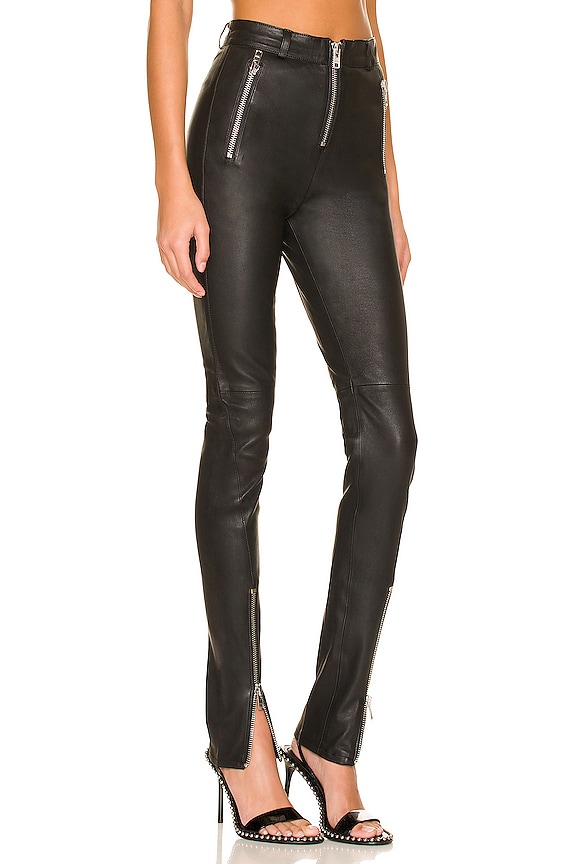 view 2 of 4 Ashley Leather Pant in Black