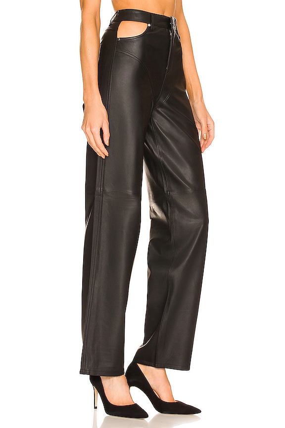 view 2 of 4 Jess Leather Pant in Black