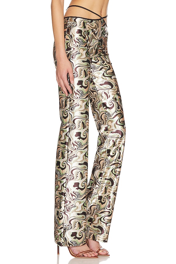 view 2 of 4 Trina Pants in Brown Waves