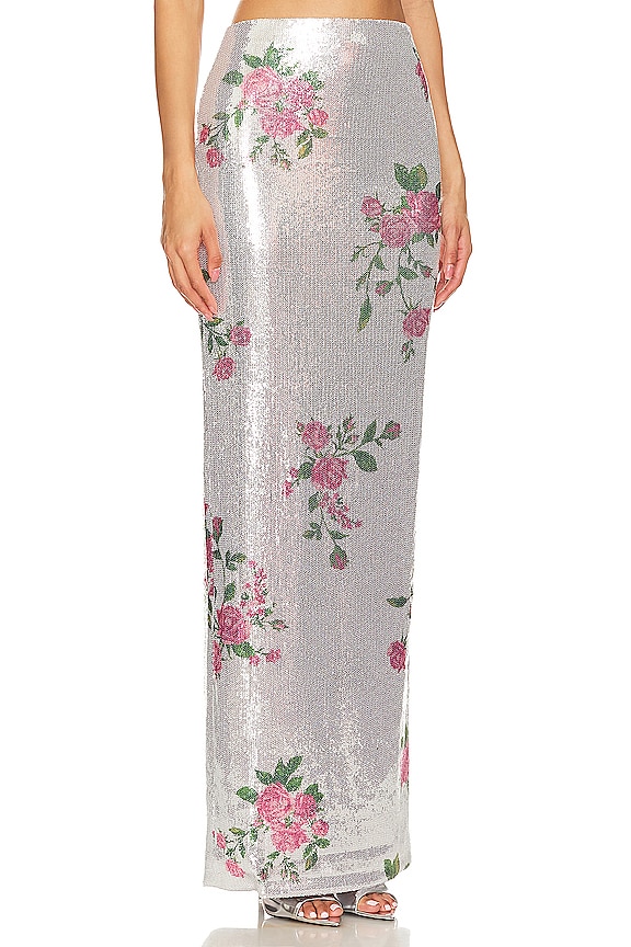 view 2 of 5 PIA 스커트 in Silver Floral