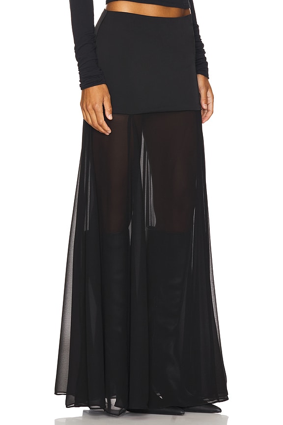 view 2 of 6 Ivette Maxi Skirt in Black