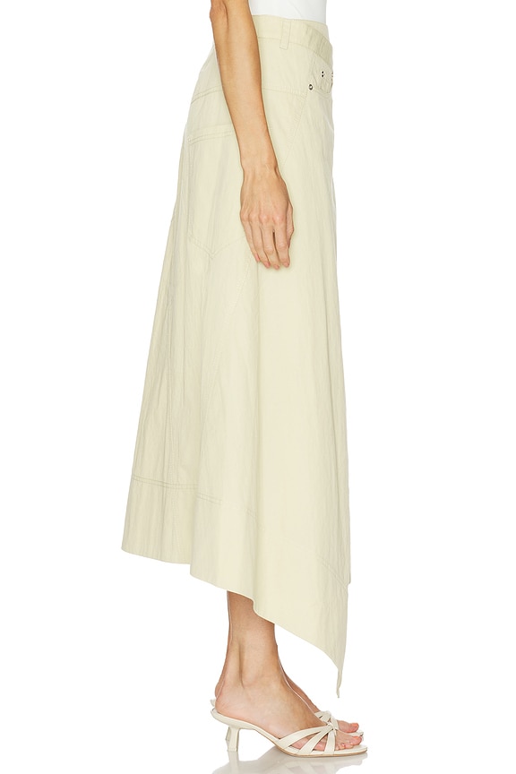 view 2 of 6 Ignacia Midi Skirt in Beige
