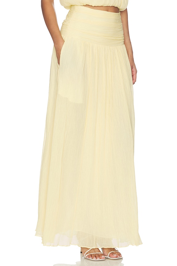 view 2 of 6 FALDA LEORA in Butter Yellow