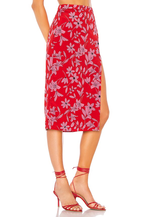 view 2 of 4 Cruz Skirt in Pink Flora