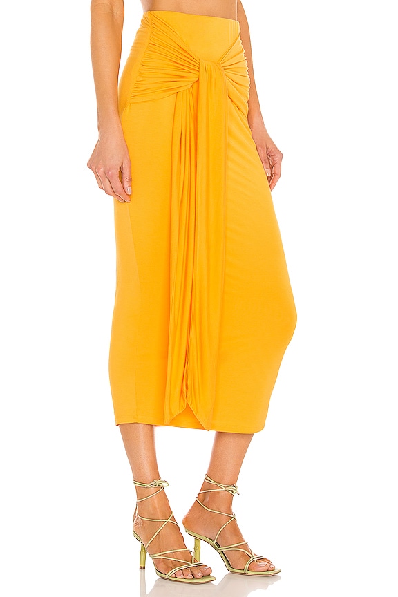 view 2 of 4 Pixie Skirt in Tangerine Orange