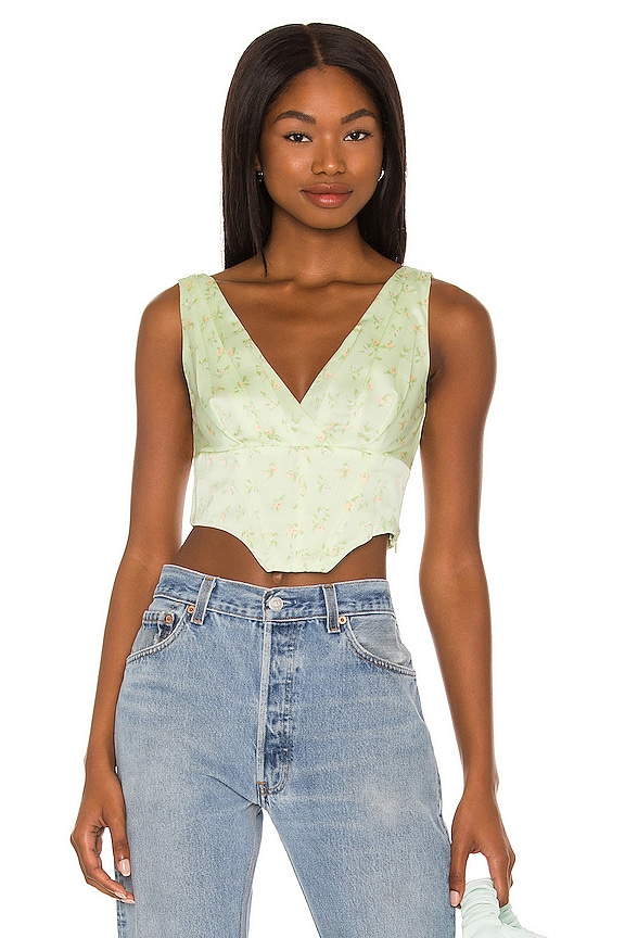 view 1 of 4 Trudy Bustier in Sage Delilah