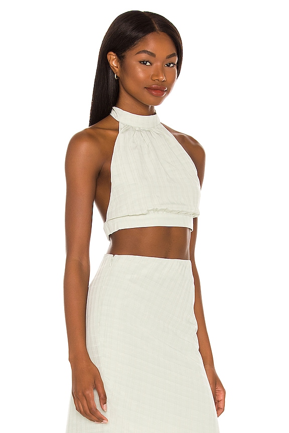 view 2 of 4 Eden Crop Top in Sage