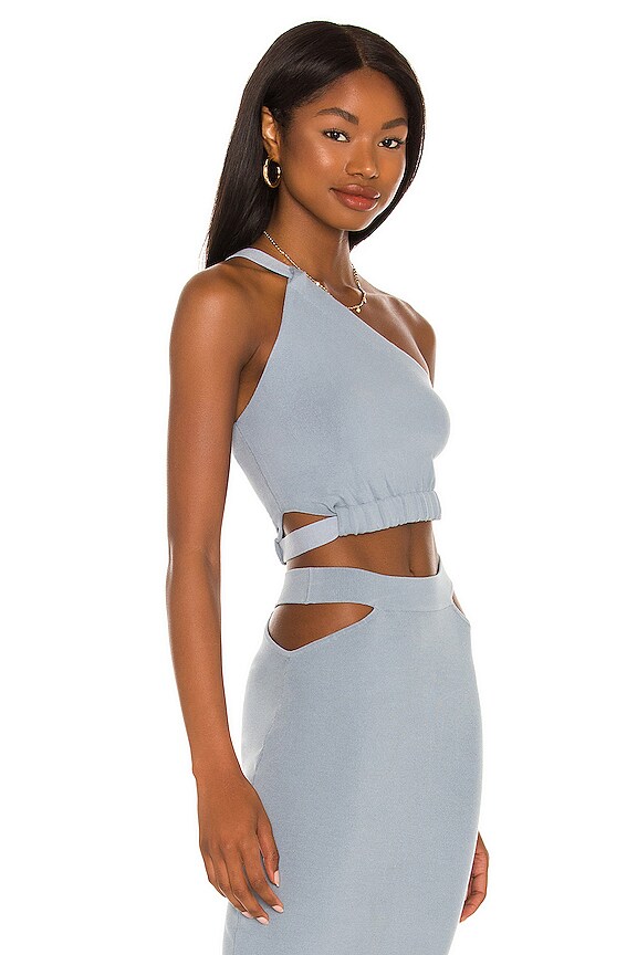 view 2 of 4 DOMINIC トップ in Muted Blue