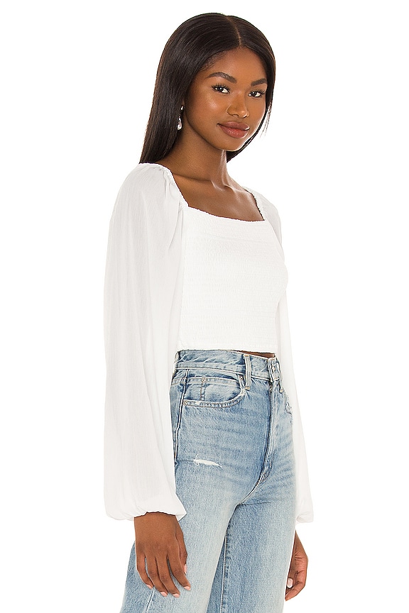 view 2 of 4 Poesia Top in White