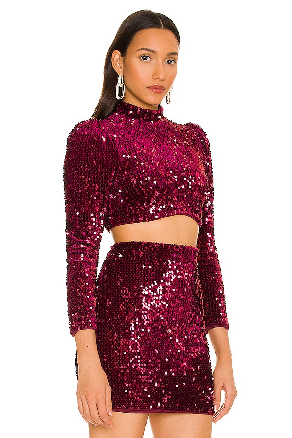 view 2 of 5 EDNA 탑 in Burgundy