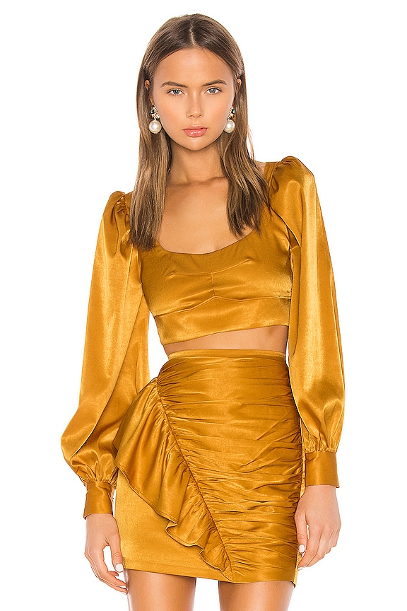 view 1 of 4 Gabriella Top in Gold