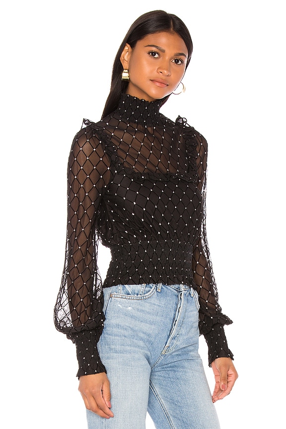 view 2 of 5 Anabel Top in Black