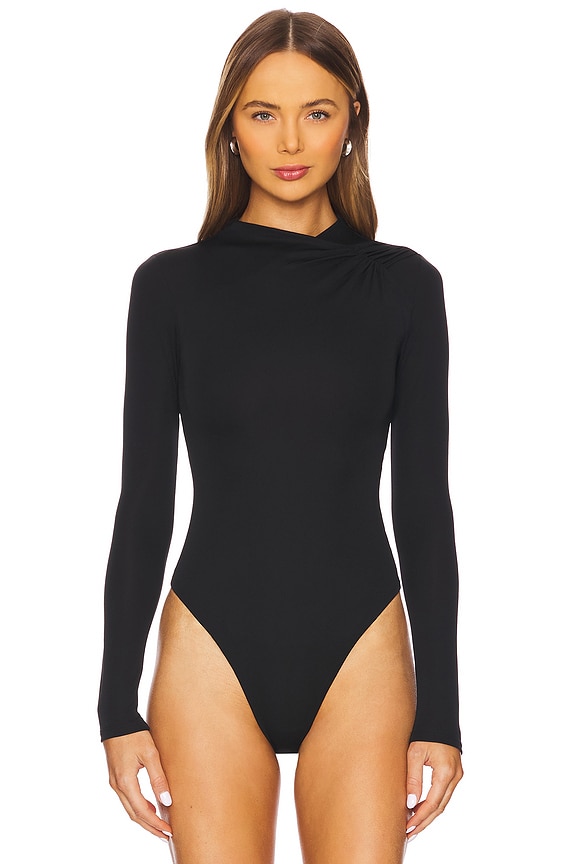 view 2 of 5 Nia Bodysuit in Black