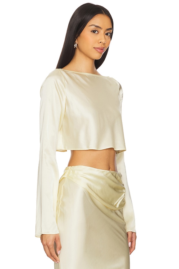 view 2 of 4 Enza Top in Butter Yellow