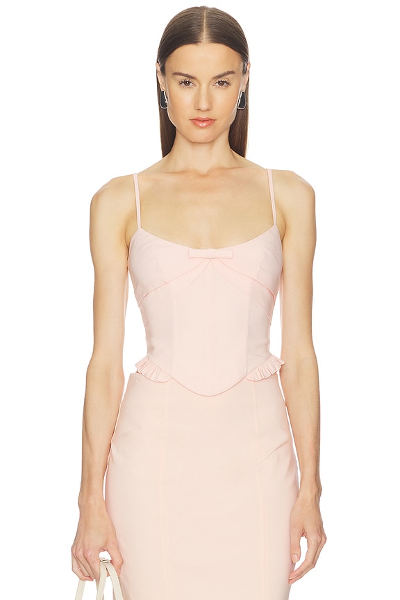 view 1 of 4 Aurora Top in Pink