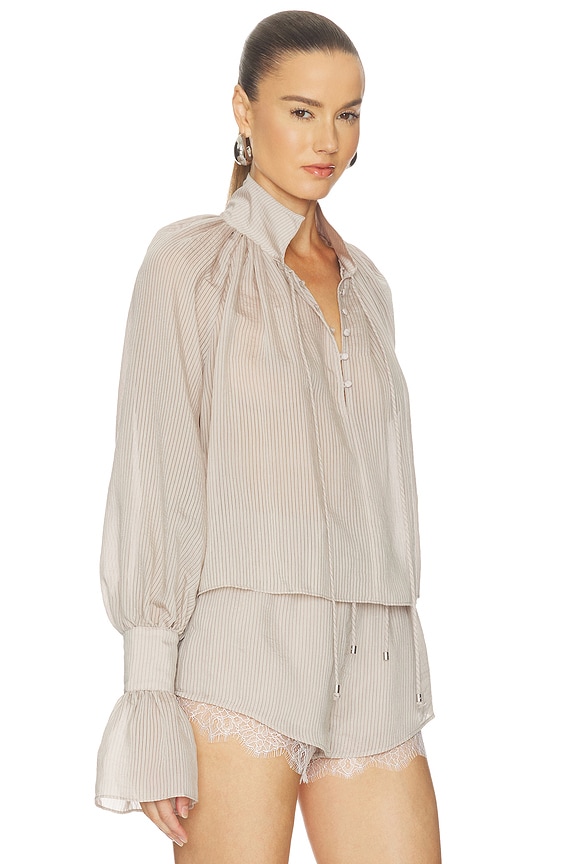 view 2 of 5 Amaya Top in Stone Stripe