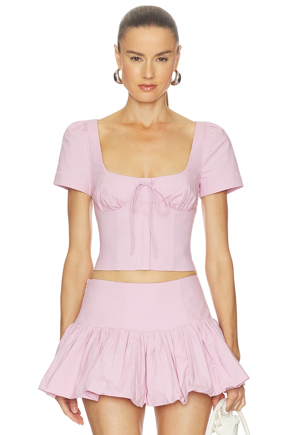 view 1 of 4 Cari Top in Mauve Pink