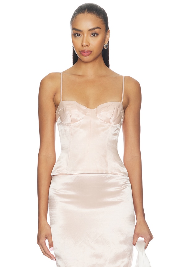 view 1 of 4 Mireya Top in Pale Pink