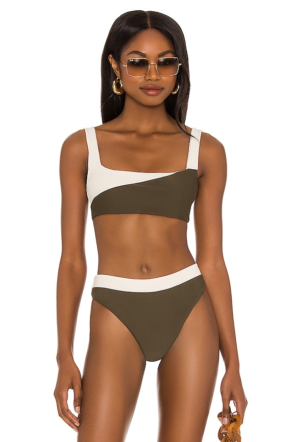 view 1 of 4 Santos Top in Ivory & Sage