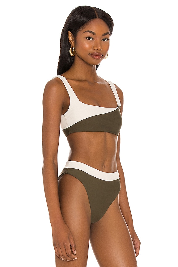 view 2 of 4 Santos Top in Ivory & Sage