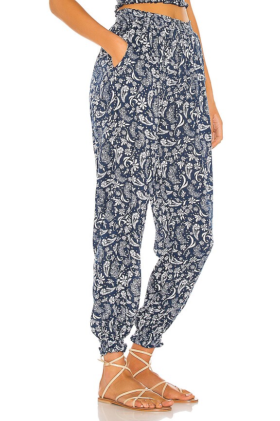 view 2 of 4 X REVOLVE Bodrum Meadow Pant in Sea & White