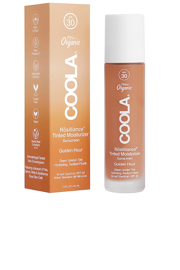 view 2 of 3 Rosilliance Tinted Moisturizer Organic Sunscreen SPF30 in Golden in Golden Hour