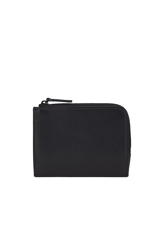 view 2 of 6 Zipper Wallet in Black