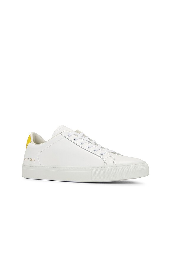 view 2 of 6 Retro Low Article 2342 in White/Yellow