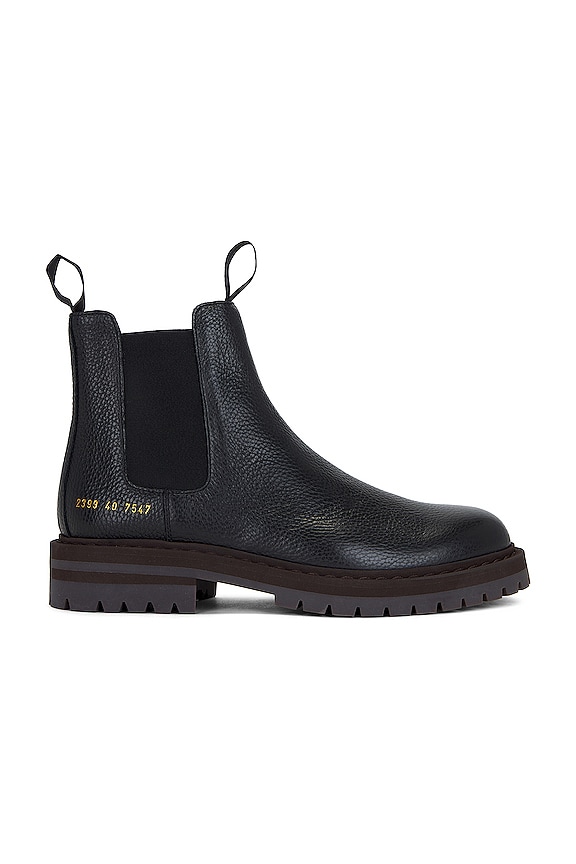 Common Projects Winter Chelsea Boot in Black | REVOLVE