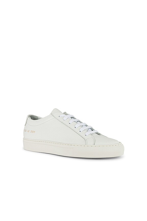 view 2 of 6 Achilles Pebbled Sneaker in White