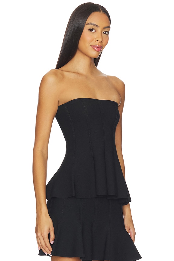 view 2 of 5 La Linda Top in Black