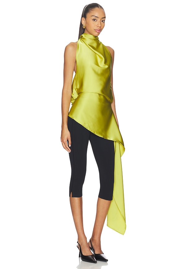 view 2 of 4 La Joyita Blouse in Lime