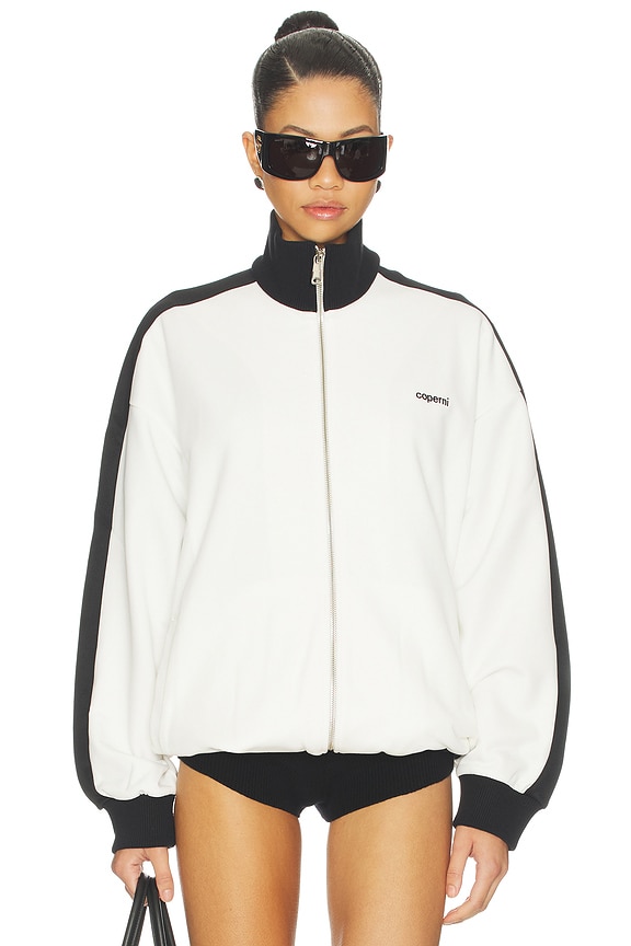 view 1 of 6 BLOUSON OVERSIZED in White