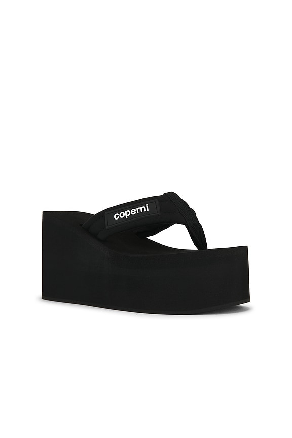 view 2 of 5 Wedge Sandal in Black