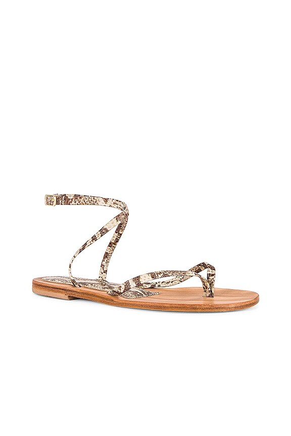 view 2 of 5 Arzachena Sandal in Beige Python