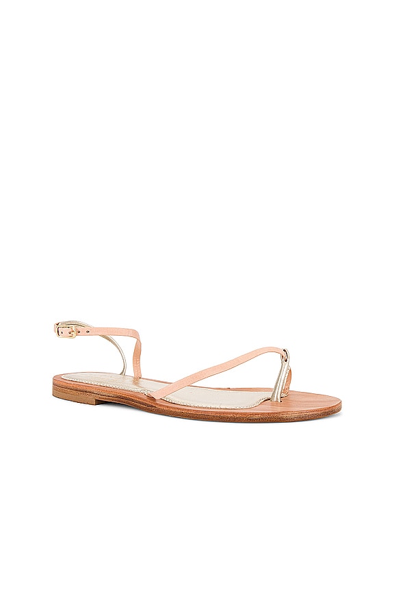 view 2 of 5 Margherita Sandal in Natural & Gold