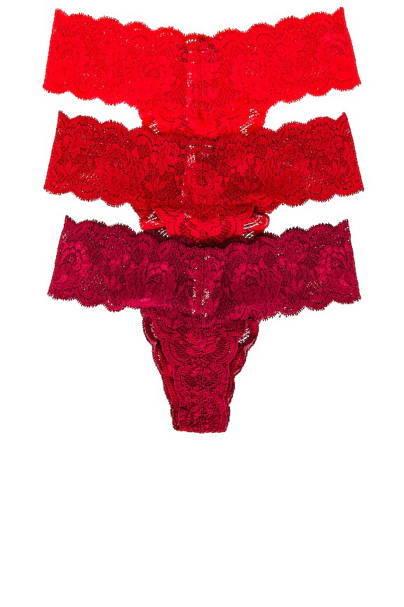 view 2 of 5 SLIP CUTIE in Deep Ruby, Mystic Red & Rossetto