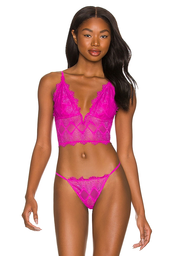 view 2 of 5 Crop Cami in Cape Fuchsia