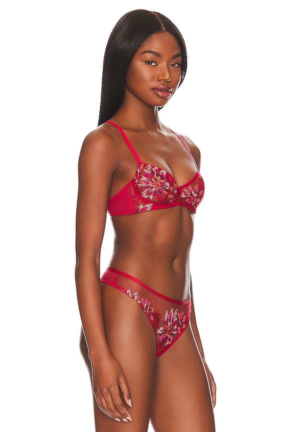 view 2 of 4 Maasai Balconette Bra in Mystic Red