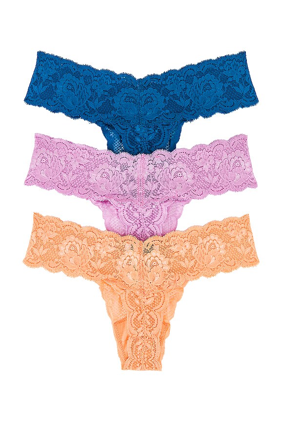 view 2 of 5 NEVER SAY NEVER CUTIE 3枚パックソングショーツ in Neela Flower, Taj Sunrise, & Udaipur Blue