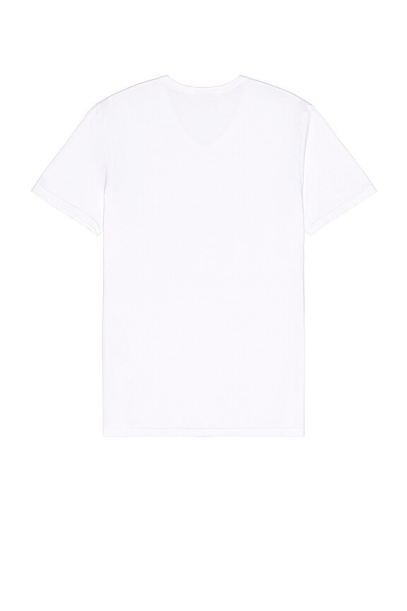 view 2 of 3 Classic V Neck in WHITE