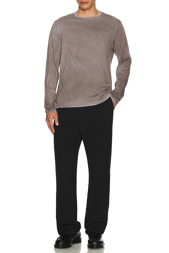 view 2 of 4 Classic Crew Long Sleeve Tee in Vintage Cement