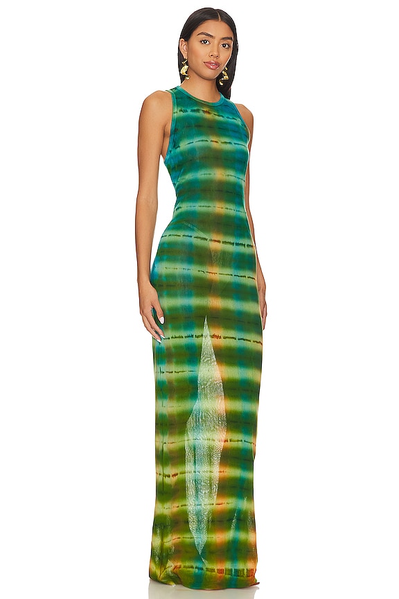 view 2 of 3 The Rio Maxi Dress in Clover Tie Dye